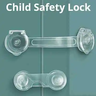 Baby Safety Lock For Cabinet Drawer And Refrigerator - Childproof Protection F • £7.46