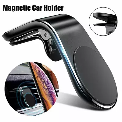 Magnetic Car Phone Holder Stand For GPS Mobile Phone Magnet Mount Accessories • £6.54