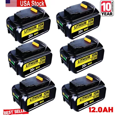 Pack For DeWalt 20V 20 Volt Max XR 8.0/9AH Lithium Ion Battery DCB206-2 DCB205-2 • $64.98