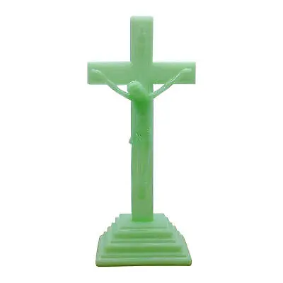 Luminous Cross With Stand Standing Crucifix Glow-in-the-Dark Decorative Crosse • $7.13