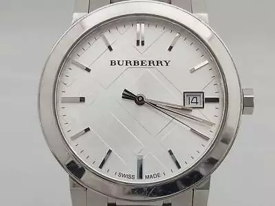 BURBERRY The City BU9000 Silver Dial Quartz Men's Used Watch Date • $232.51
