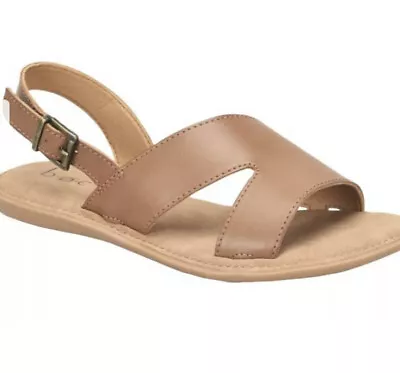BOC Sandals Born STRAPPY MILANIA Shoe SZ 9 Light Brown Summer B.O.C • $24.99