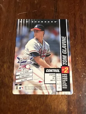 2002 MLB Showdown Tom Glavine Super Season Pennant Run #100 Braves Near Mint • $2.50