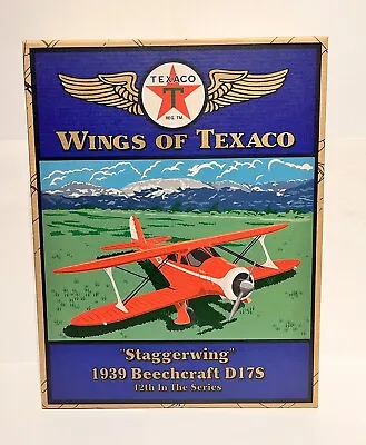 Ertl Wings Of Texaco Staggerwing 1939 Beechcraft D17S 12th In The Series NEW • $14.25