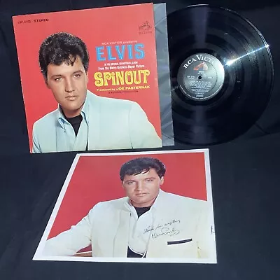 EX • Elvis Presley--Spinout 1966 Orig 6s/6s RCA LSP-3702 LP W/Bonus Photo Insert • $39.99