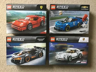 £74.95 • Buy LEGO 75890 Ferrari F40, 75891 Chevrolet, 75892 McLaren, 75895 Porsche NEW Sealed