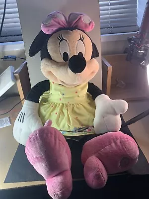 Minnie Mouse Disney Store Jumbo Large Soft Plush Toy Approx 60cm Stamped Genuine • £15.99