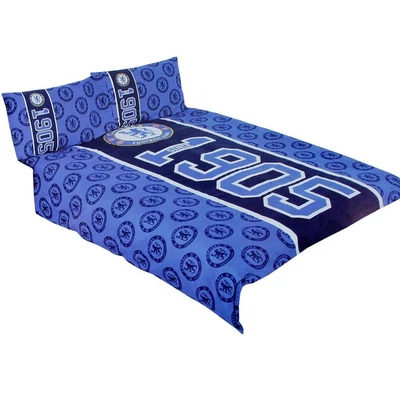 £34.99 • Buy Chelsea FC Double Duvet Cover Set, Reversible, Official Chelsea FC Merchandise