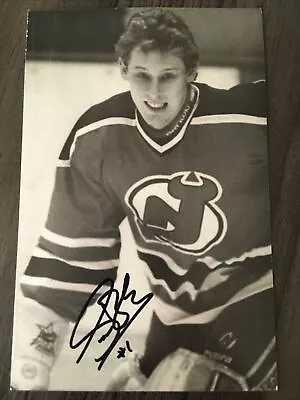 Vintage NJ Devils Sean Burke Autograph Postcard • $15