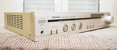 HITACHI HA-3800 AMPLIFIER PHONO AUX 2x40Watt RMS VINTAGE 1980- EXCELLENT • £84