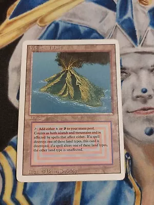 Volcanic Island MTG Revised Rare Land Moderately Played X1 GG4 • $588.95
