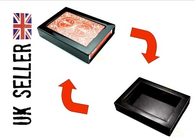 £2.49 • Buy VANISHING Disappearing CARD BOX Case MAGIC Trick Close Up Illusion Red Back 