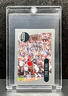 1998 Upper Deck Michael Jordan MJ Sticker Collection #59 NBA FINALS LAST SHOT • $1.99