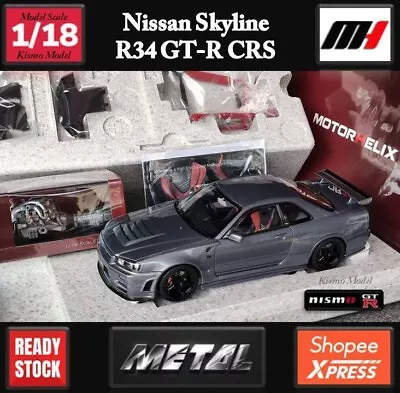 Model Nissan 1/18 R34 1:18 GTR Nismo Ztune MH MotorHelix R34 GTR CRS • $299