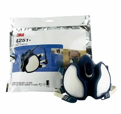 3M 04251+ Twin Cart FLY Mask Respirator FFA1P2 Maintenance Free Choose 125 + • £25.75