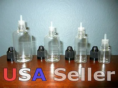 25 5ml 15ml 30ml Or 50ml PET Plastic Squeezable Dropper Bottles Liquid Dropper • $13.99