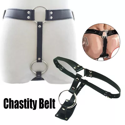 Male Harness Strap-on G-String Underwear With Vibrating Anal Plug Adult Sex Toys • £16.08