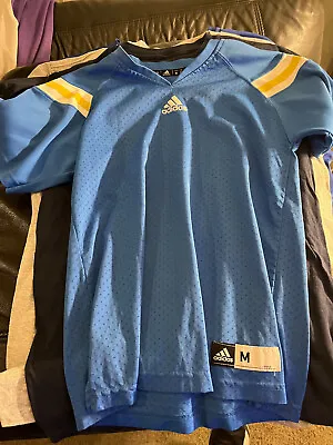 UCLA Bruins 100% Polyester Football Jersey Med Adidas No Number Mint Youth Size • $11.99