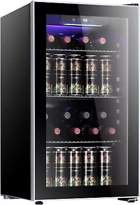 Star 26 Bottle 130 Can Wine Cooler/Cabinet Beverage Refrigerator Mini Wine Cella • $242.99