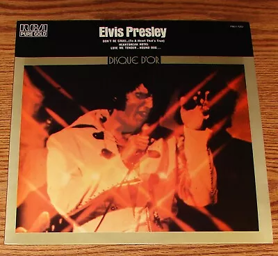 MADE IN FRANCE Elvis Presley DISQUE D'OR Pure Gold NEAR MINT+ • $58