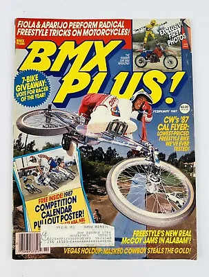 BMX PLUS! Magazine (February 1987) Volume 10 Number 2 • $44.94
