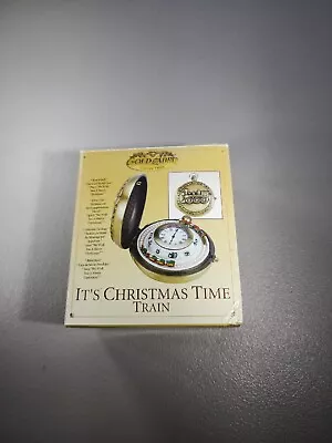 Mr. Christmas Animated Train Pocket Watch Clock  Its Christmas Time Train  Rare! • $69.99