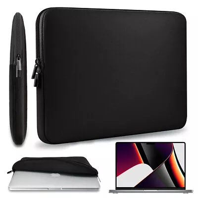 Black Soft-Touch Sleeve Case Cover For MacBook Air / Pro 13  14  15  16  AU • $27.99