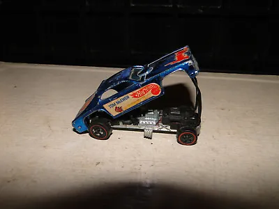 Vintage 1969 Hot Wheels Redlines Tom McEwen MONGOOSE II Funny Car Blue • $25