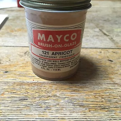 Mayco Brush-On Glaze Vintage 4 OZ.  121 Apricot • $3.99