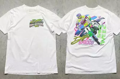 Vintage 1992 Daytona Supercross T-Shirt Featuring Mike Larocco S-5XL • $19.99