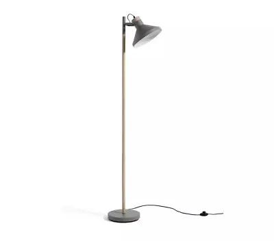 Habitat Skandi Floor Lamp Light H157.4cm Grey/Natural - Ex Display • £29.59