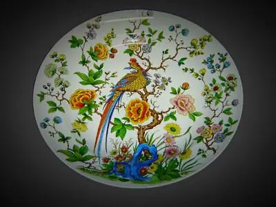 Exceptional Vintage Germany Kaiser Oriental Chinoiserie Phoenix Bird Large Plate • $259.17