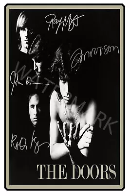 The Doors Jim Morrison Large Signed 12x18 Inch Photograph Poster - Top Quality  • $28.95