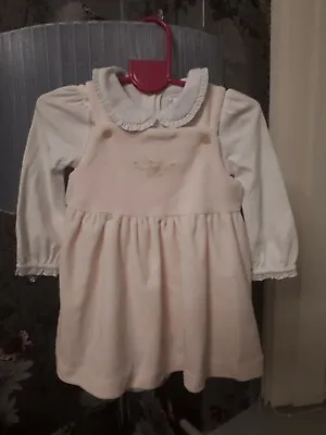 £19.99 • Buy Retro Baby Ralph Lauren Embroidered Dress Pink 6 Months