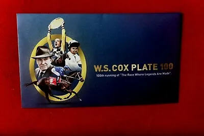 W.s. Cox Plate 100th Running   Blank First Day  Cover  • £1.64