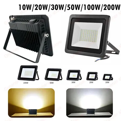 10W-200W LED Floodlight Garden Lamp Security Wall Flood Light Waterproof IP65 O • £124.50