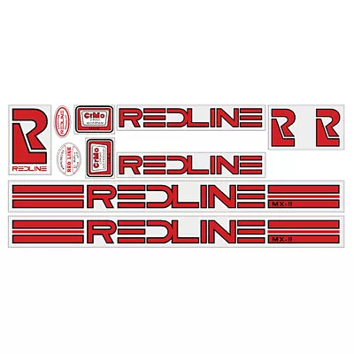 Redline MXII Late Font Decal Set - Old School Bmx • $60.50