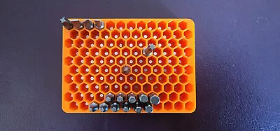 1/4  Magnetic Hex Bit Holder Rack Organizer 120 Holes 3D Printed PLA Plastic • $16.25