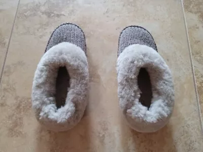 Cozy UGG Gray Slippers In Size 7 • $50