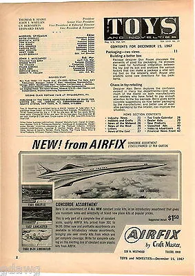 £12.32 • Buy 1967 ADVERT Craft Master Airfix Air France Concorde B 24 Liberator Lancaster +