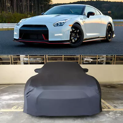 For 2009-2022 NISSAN GTR R33 R34 R35 Indoor Car Cover Satin Stretch Dustproof • $119.99