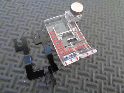 Clear View Quilting Foot And Guide Set For Janome Cat D And Elna Sewing Machines • $14.50