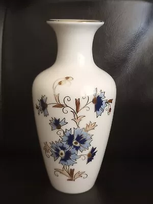 $16 • Buy Zsolnay Porcelain Ivory Flowered Gilded Vase ~ Hungarian