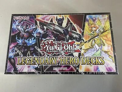 YuGiOh! Legendary Hero Decks 3 Unique 50-Cards Decks Brand New And Sealed! • £26.99