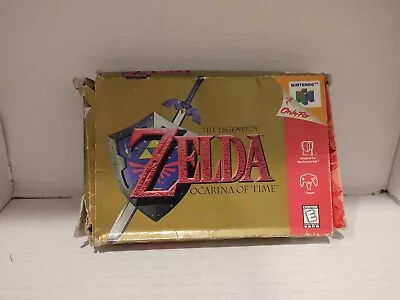 N64 Nintendo 64 The Legend Of Zelda Orcania Of Time Complete In Box Box Dmg • $130