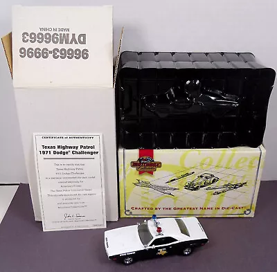 Matchbox Dinky Diecast 1971 Dodge Challenger - Texas State Police - 1:43 MIB • $10