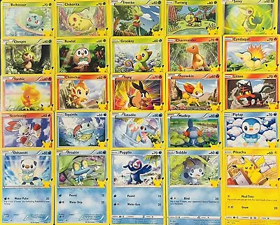 $19.95 • Buy McDonald’s Pokemon 25th Anniversary Complete NON-HOLO Master Set! NM Condition
