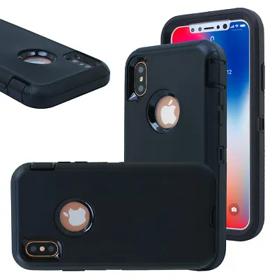 $11.99 • Buy For IPhone 14 13 12 11 Pro XS Max XR 8 7 Plus  Case Shockproof Heavy Duty Cover