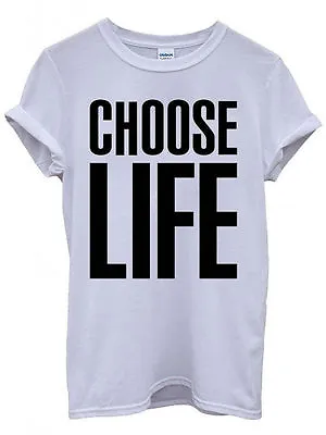 £5.99 • Buy Choose Life T-Shirt Inspired By Wham! Fancy Dress T-Shirt