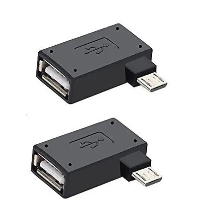 2in1 Powered Micro USB OTG Adapter For Fire Stick/Host Devices 90° Left Right  • £3.04